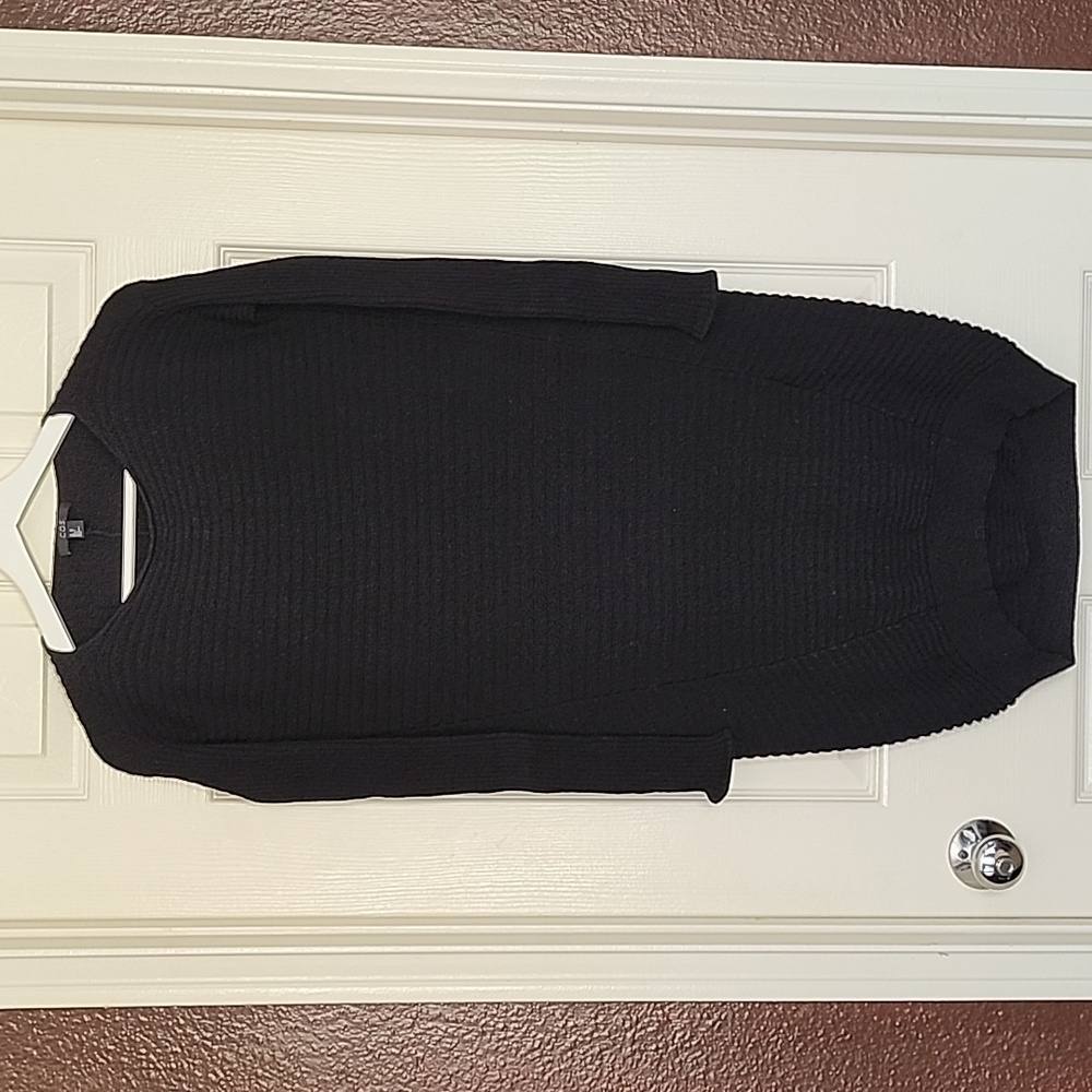 COS XS Black Long Sleeves Sweater Dress
